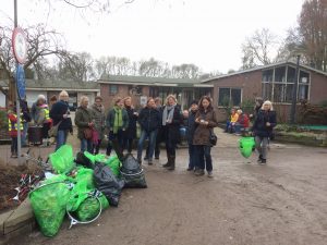 Amstelglorie wandelen en plastic prikken: resultaat