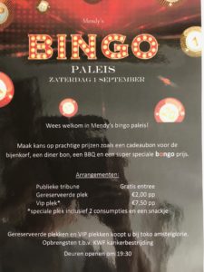 Mandy's Bingopaleis flyer