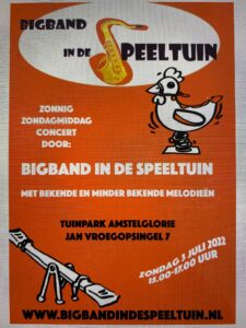 flyer bigband in de speeltuin