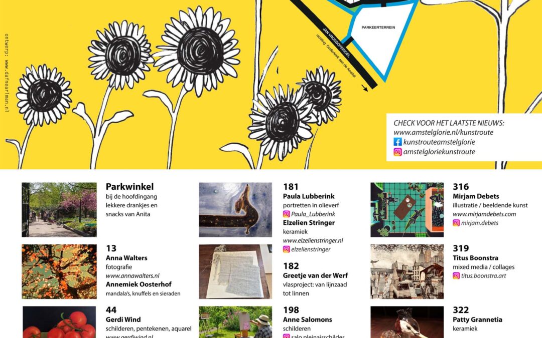 31 mei/ 11 juni: Kunstroute & Open Dag, kom langs!