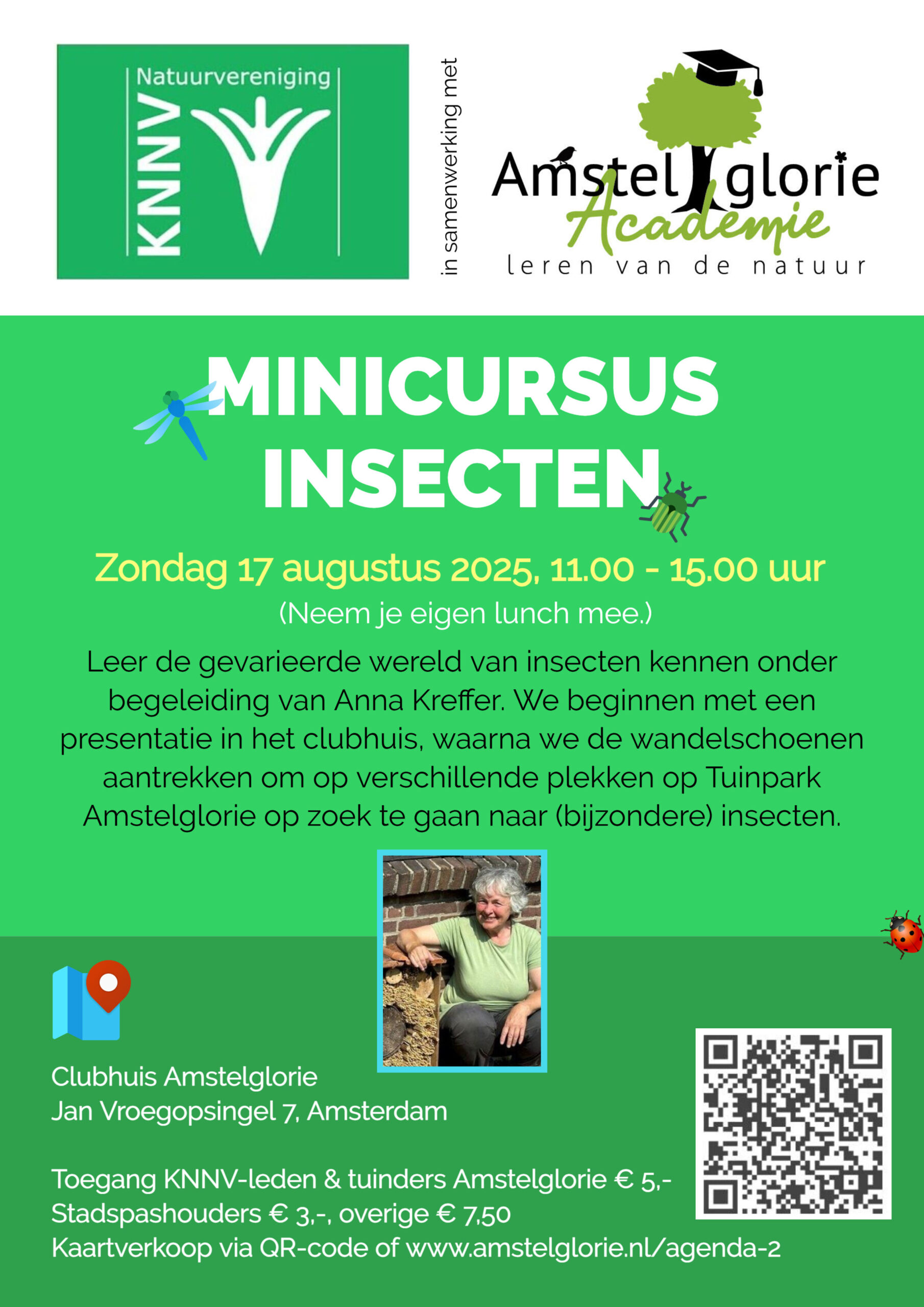 Flyer minicursus insecten - 17 augustus 2025