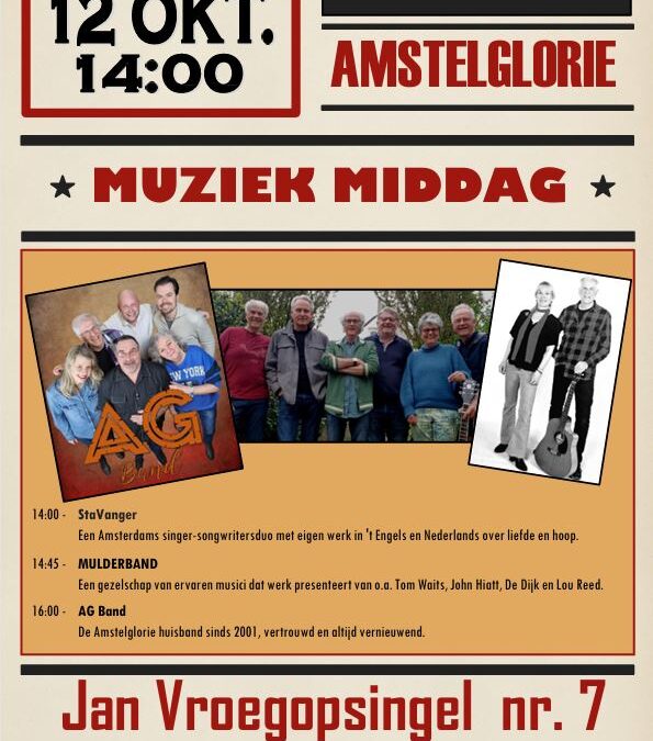 3x Live: Mulderband, StaVanger & Amstel G-band