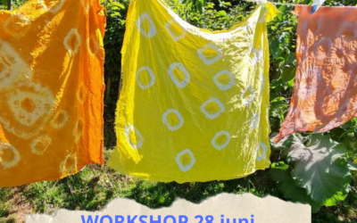 Workshop: kleurrijke doeken maken – nog een paar plekjes vrij!