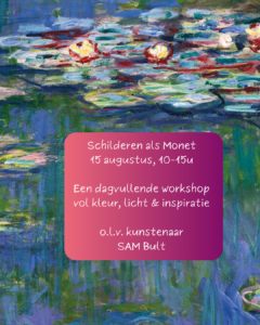Schilderen als Monet