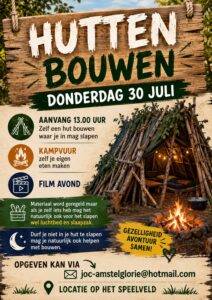 flyer hutten bouwen