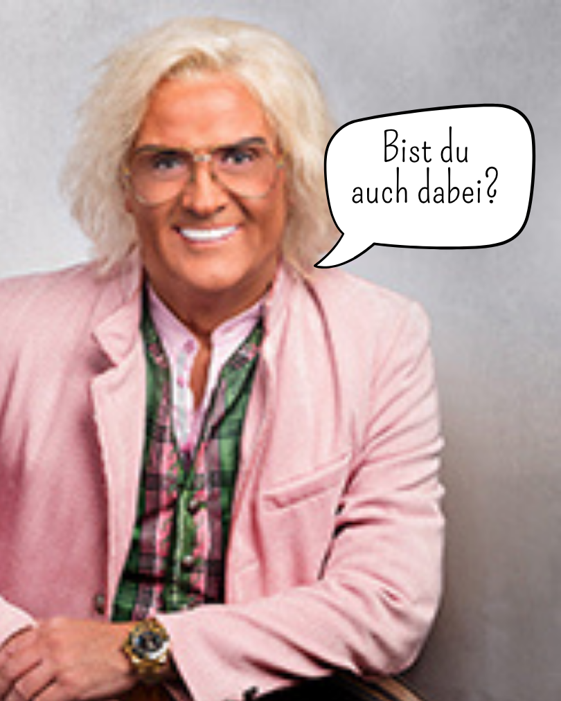 Duitse man zegt Bist du auch dabei?