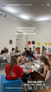 Collage-workshop door Bo