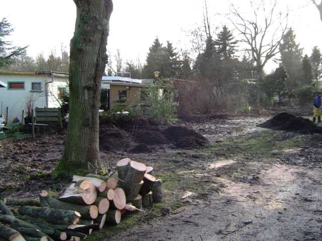 Zo zag het landschap er bij de start uit... 